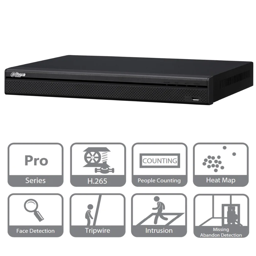 DH NVR английская версия NVR5208-4KS2 NVR5216-4KS2 NVR5232-4KS2 12Mp 8/16/32 Ch 1U 4 K и H.265 Сетевой Видео Регистраторы