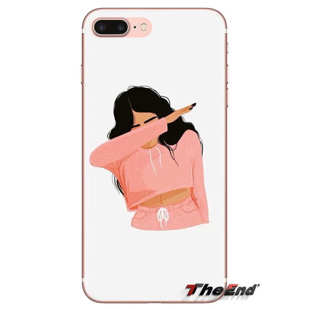 Soft Transparent Cases Covers For Sony Xperia Z Z1 Z2 Z3 Z5 compact M2 M4 M5 C4 E3 T3 XA Huawei Mate 7 8 Y3II funny dab on em |