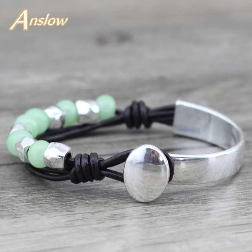 Бренд Anslow высшее качество новый дизайн винтажные стильные бусины античный