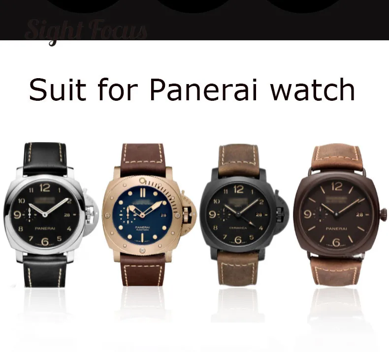 Созвездие Скорпион ручной работы ремешок для Panerai итальянский телячьей кожи ремешок черный коричневый синий 22 мм 24 мм полосы ремень