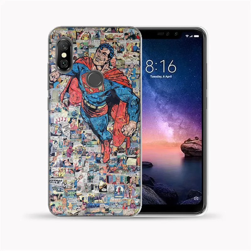 7 Для Xiaomi mi A1 A2 8 Lite 9 Pocophone F1 5X 6X крышка Капитан Америка, Железный человек, мягкий TPU чехол для Red mi 5 5A 6 Note 4 4X5 6 7 Pro - Цвет: 7
