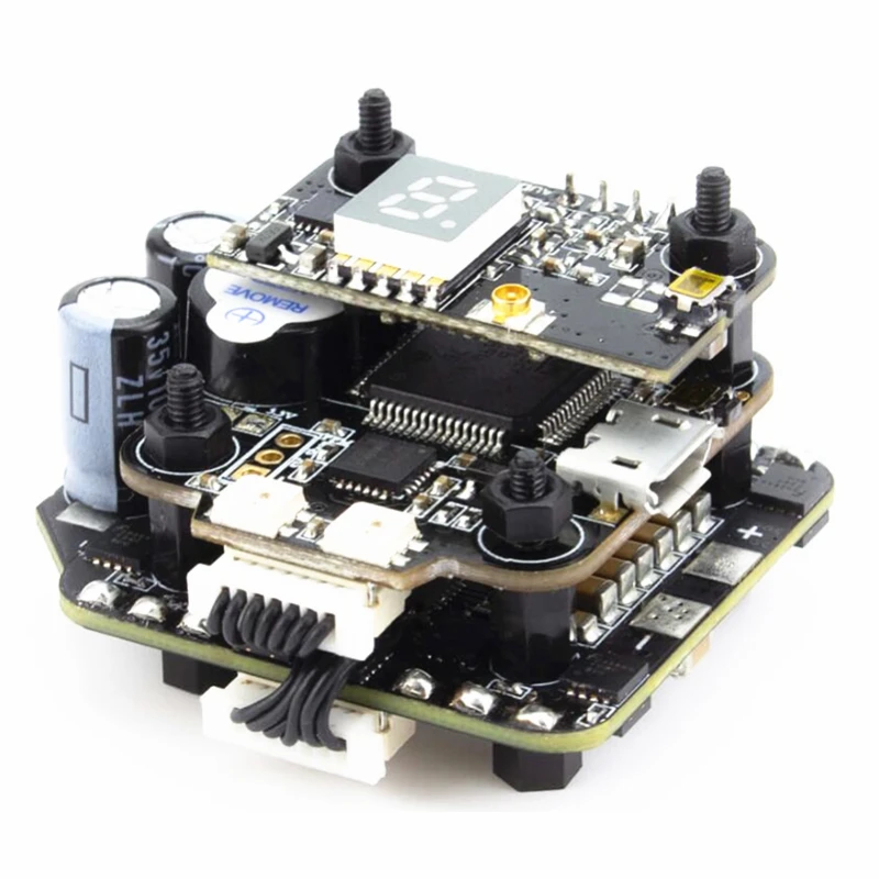 Оригинальный EMAX Mini Magnum 2 F4 35A Flytower 2-6S blheli _ 32 4 в 1 ESC Контроллер полета OSD VTX для