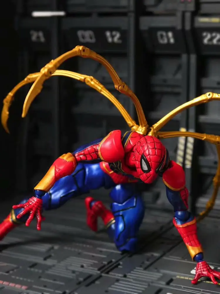 Marvel Мстители Железный человек паук подвижные фигурки модель игрушки|Игровые и