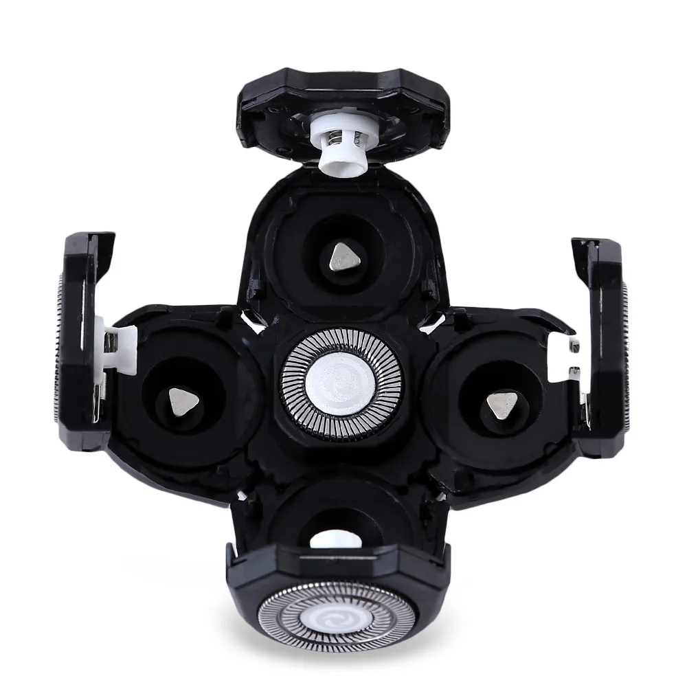 Kemei KM-5886 5D Сменные плавающие головки для моющейся электробритвы бритвы | Бытовая