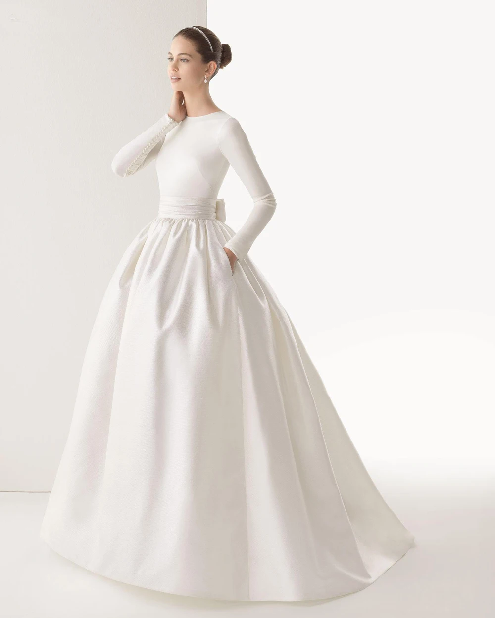 01 Custom made 2015 New Modest White 