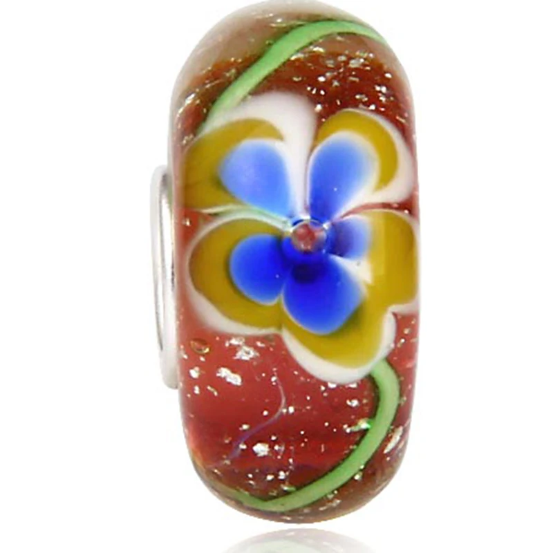 Бисер Soulbead из 100% серебра 925 пробы с одним сердечником Pandora Charms оригинальная
