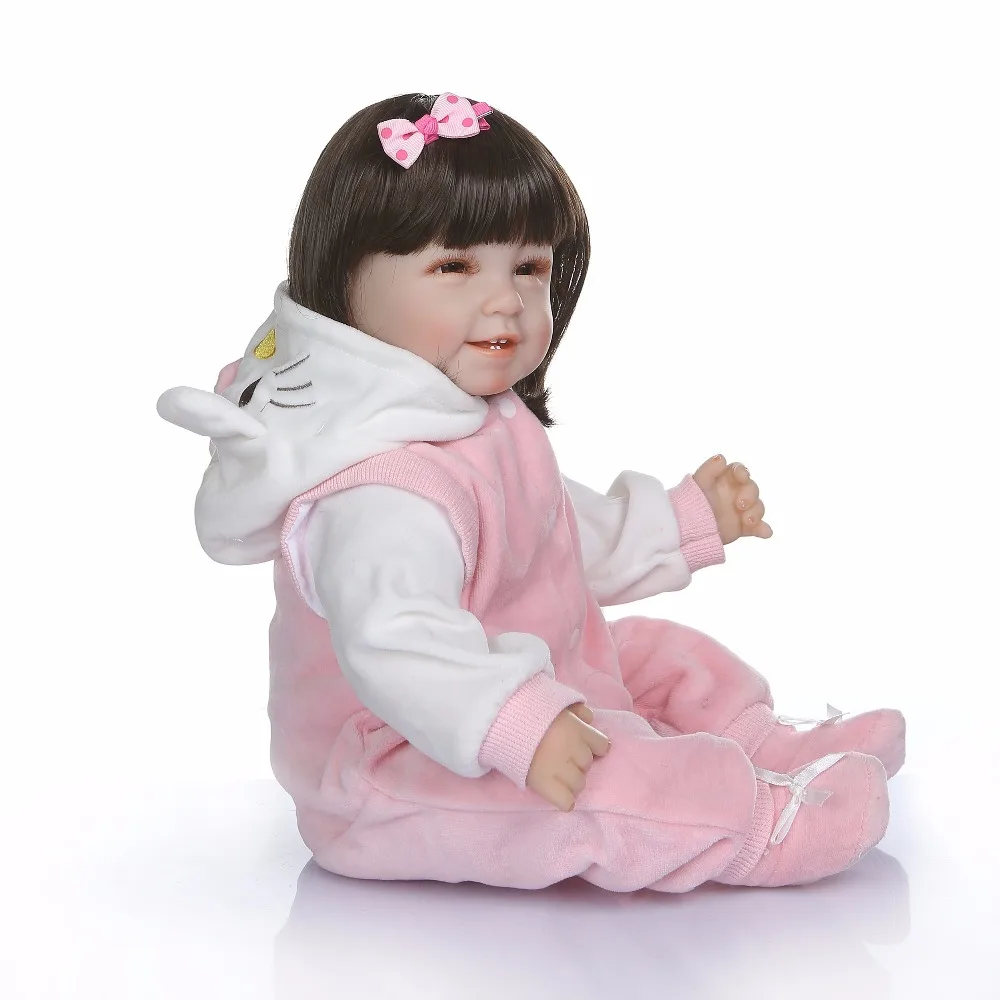 Младенец получивший новую жизнь девочка Bebe, Живой куклы 2" 52 см силиконовые виниловые reborn Детские куклы игрушки для детей подарок на день рождения bebes reborn