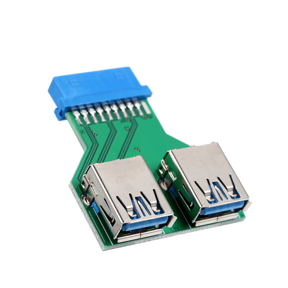 Адаптер для подключения материнской платы на два порта USB 3 0 19/20