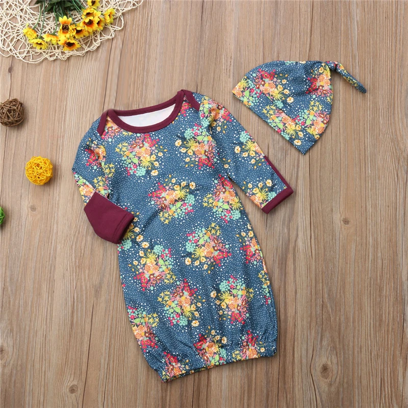 2 предмета Одежда для новорожденных Милая одежда малышей комбинезон с длинными