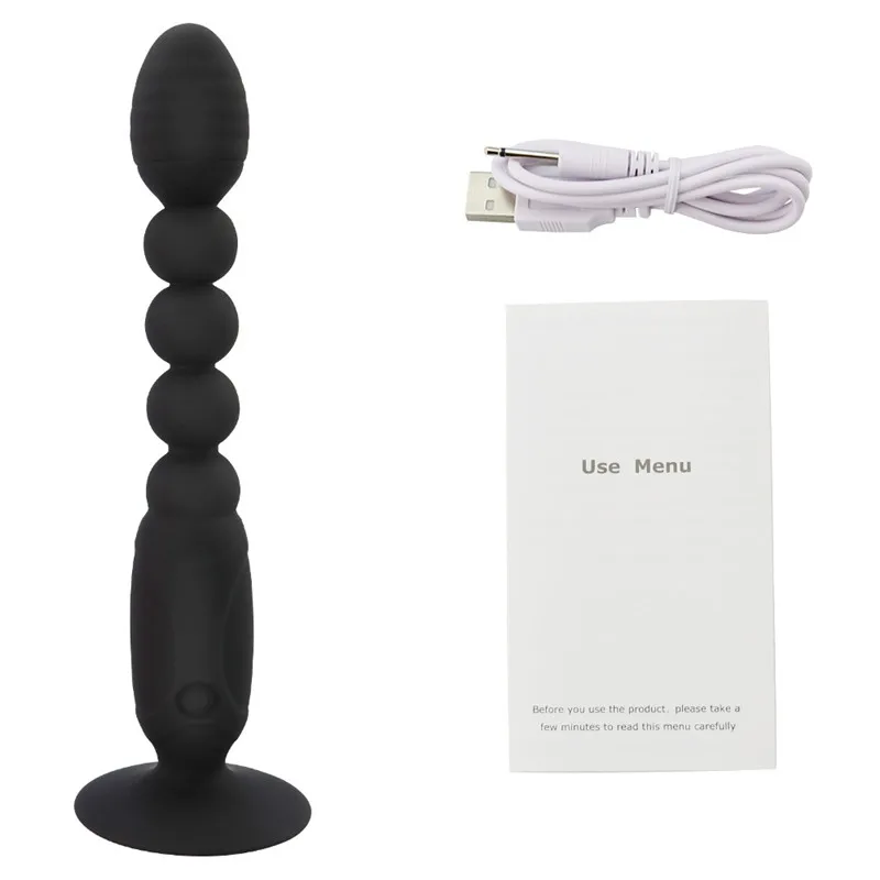 Анальная пробка Вибрационный Вибратор массажер простаты Анальный вибратор