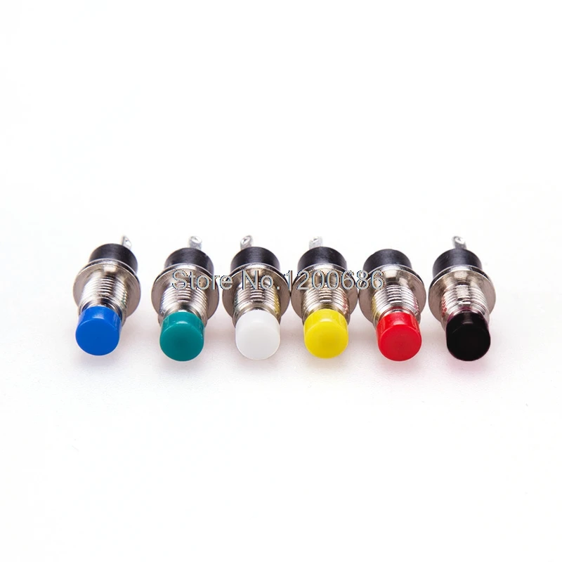 

7MM Small Button Switch Push-through Switch Reset switch Momentary On Off Push Button Micro Switch Normally Open NO