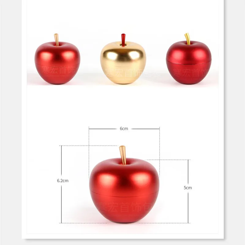 Лидер продаж 1 шт упаковка коробка Творческий apple Кольцо Подарочная коробка предложение кольцо с бриллиантом шкатулка Дисплей чехол для хранения Necklac