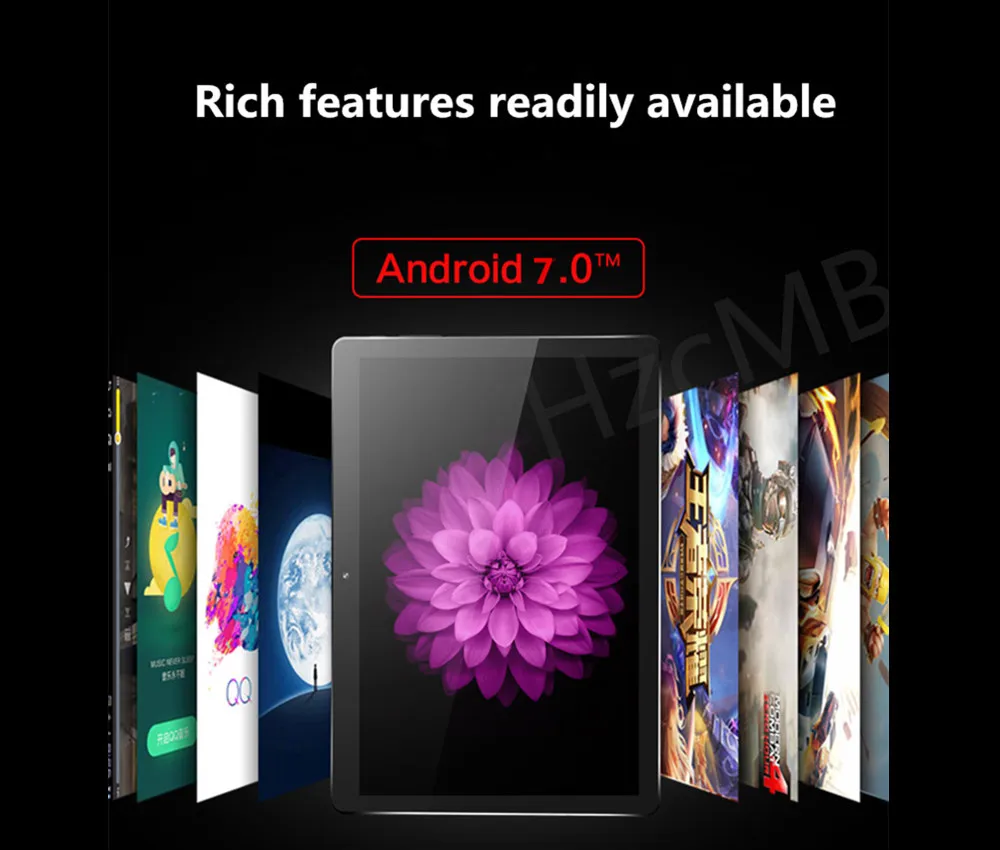 Bmxc Android 7.0 10.1 дюймов планшетный ПК MTK Octa core 4 ГБ Оперативная память 64 Встроенная 8