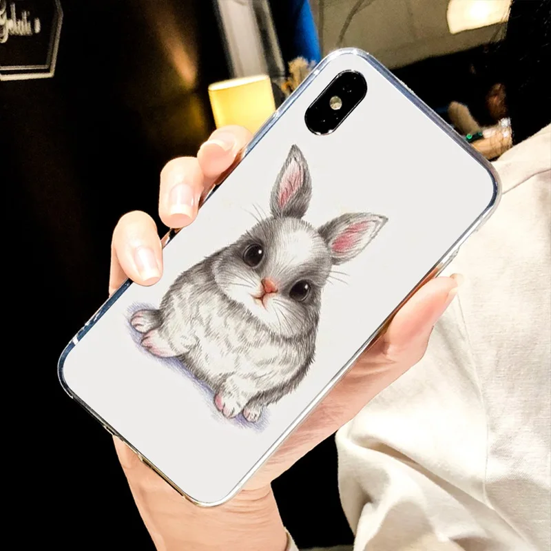 Чехол KISSCASE с рисунком кролика кота для Samsung Galaxy A5 2017 чехол S6 S7 Edge S8 S9 Plus A3 A7 J3 J7 Fundas