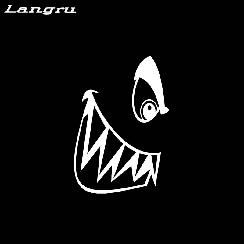 Langru MSHARK челюсть мультфильм забавная виниловая наклейка стикер автомобиля