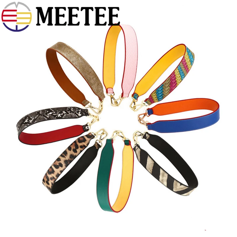 Meetee 58 см * 4 ширина плечевой ремень Женские аксессуары плетение сумка расширенный