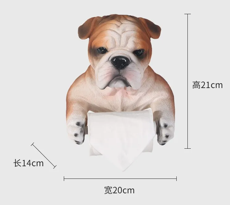 Бумажная рулонная бумага Doggie подвесное настенное украшение европейская коробка