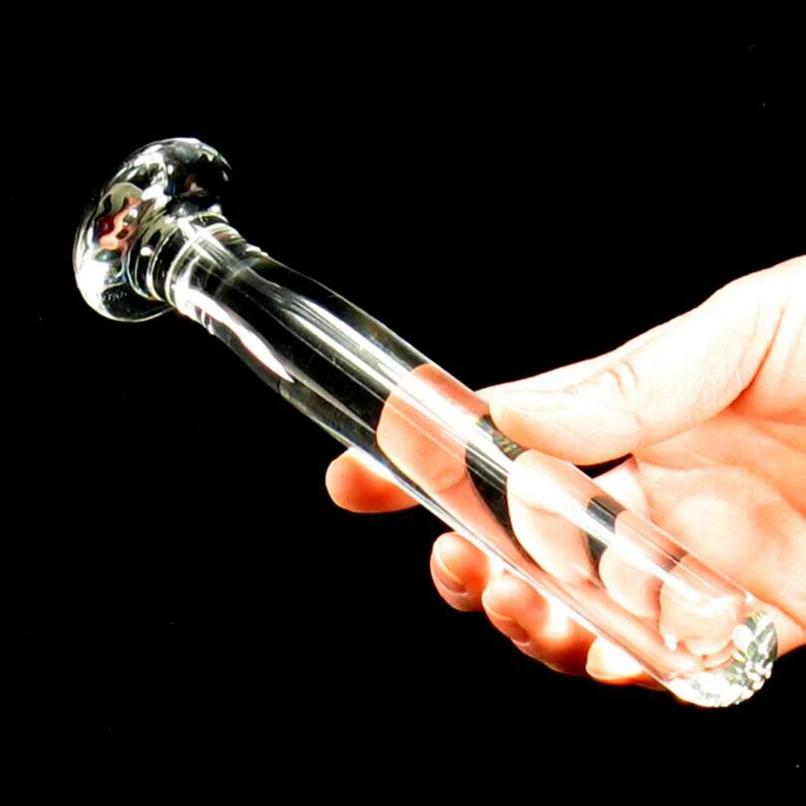 Стеклянные фаллоимитаторы Хрустальный пенис женские секс-игрушки стимулятор