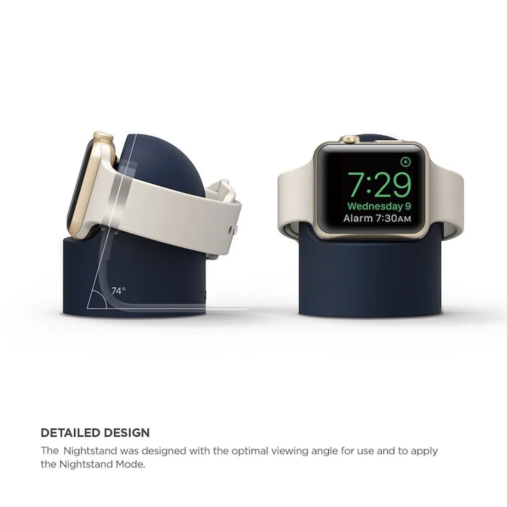 Роскошная подставка для Apple Watch,, кабель с отверстием для зарядки, алюминиевый кронштейн для iWatch, док-станция, подставка, держатель
