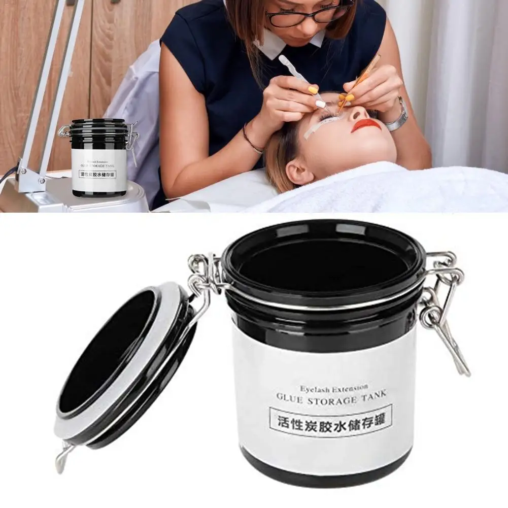 Прививка клея для ресниц банка хранения активированного угля коробка