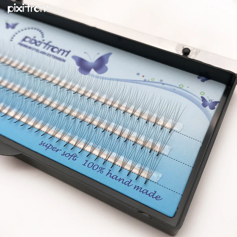 Счастливая ресниц 0 07 4D готовых поклонников объем наращивание s реснички