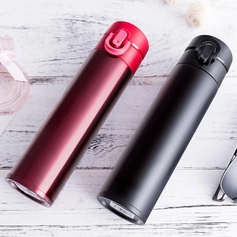 Стильный компактный термос из нержавеющей стали с замком для ремня Подарочная