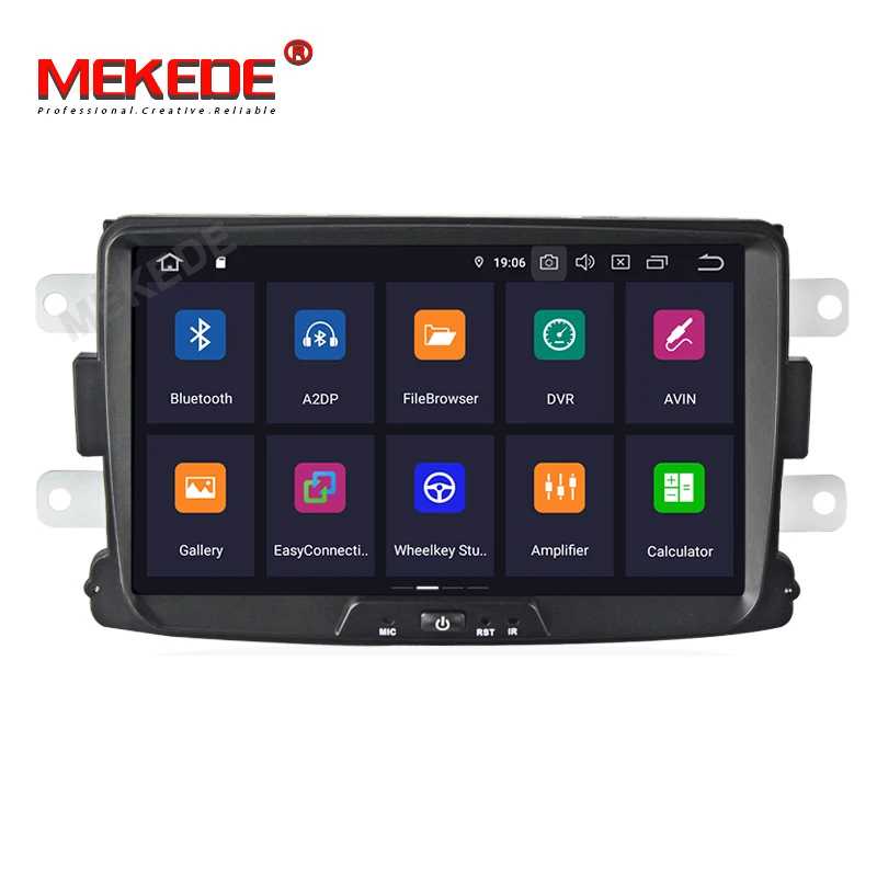 Mekede Android 9,0 автомобильный dvd-плеер радио gps Navi для Lada Xray 2/RENAULT Dacia/Duster/Logan/Sandero аудио стерео головное устройство