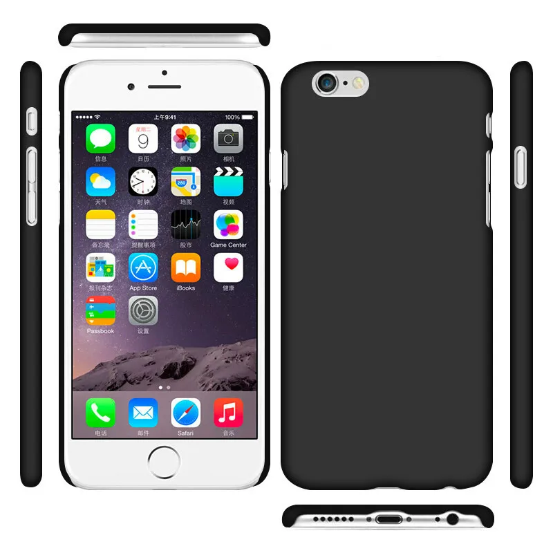 Жесткий пластик задняя крышка для iPod touch 5/6 резиновый матовый Жесткий Чехол для чехол для iPhone X XS Max XR 8 плюс 5 5S SE 5C 6 s 7 8 плюс