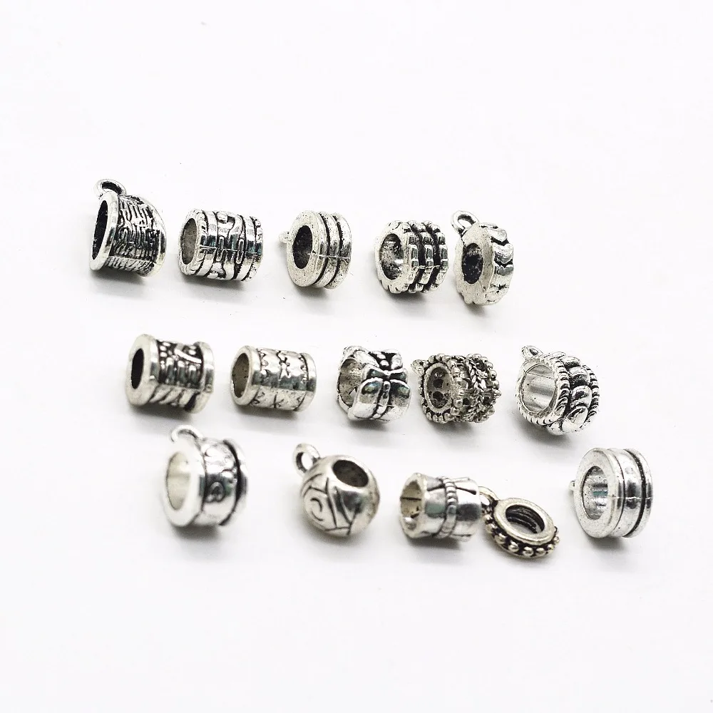 Бусины из цинкового сплава для самостоятельной сборки 30 шт. Европейский разъем