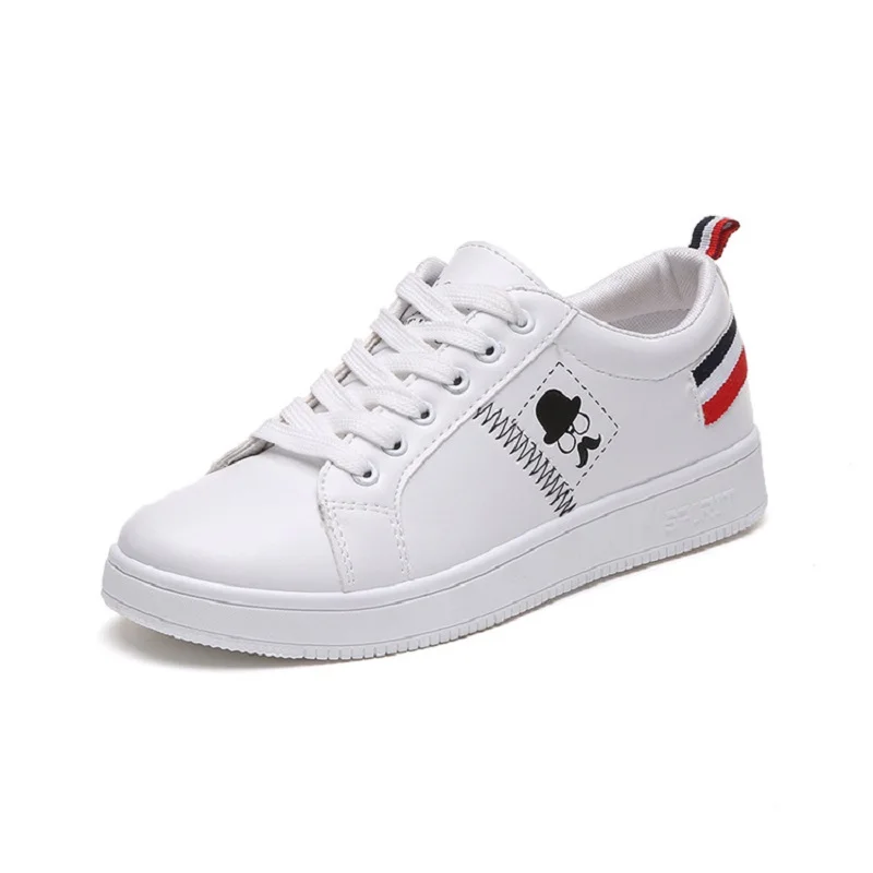 Женская повседневная обувь весна 2019 женская на плоской подошве дышащая кожаная