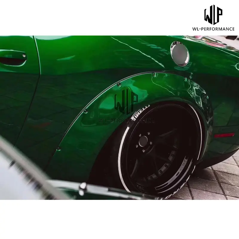 Высокое качество FRP Неокрашенный LB стиль автомобиля Стайлинг для Dodge Challenger SRT автомобильные наборы кузова 09-16
