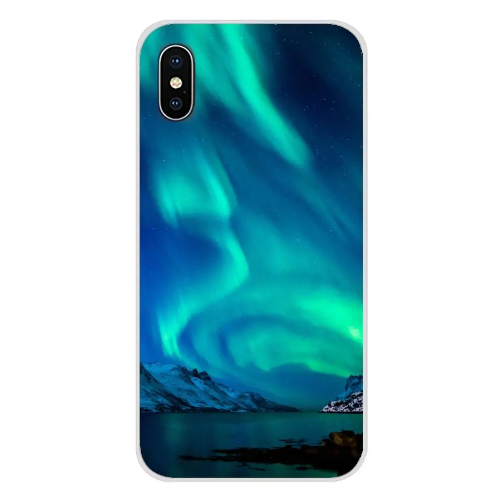 Аксессуары чехлы для телефонов Чехлы Aurora polar lights Xiaomi Redmi Note 6A MI8 Pro S2 A2 Lite Se MIx 1 Max 2 3