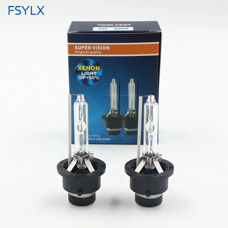 FSYLX Авто D2S D2C D4S D4C 35 Вт 12 В HID Ксеноновые фары лампы 4300 К 6000 К Автомобильные фары ксеноновые высокой интенсивности лампы Противотуманные фары D4 D2S