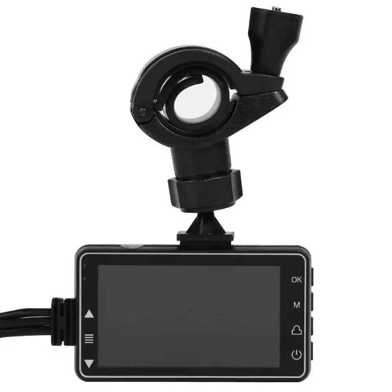 

3 Inch Motorcycle DVR Camera Front+Rear View Motorcycle Dash Cam Dual Lens Video Recorder HD G-sensor Driving Recorder
