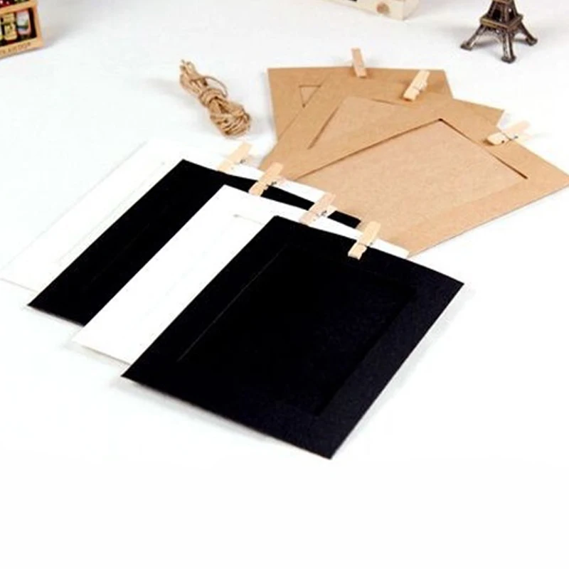 Новая мода 7 дюймов шт бумага фото Flim DIY Настенная картина висячая рамка альбом +