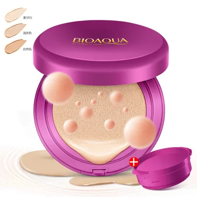 Увлажняющий тональный крем BIOAQUA BB с воздушной подушкой отбеливающий Макияж для