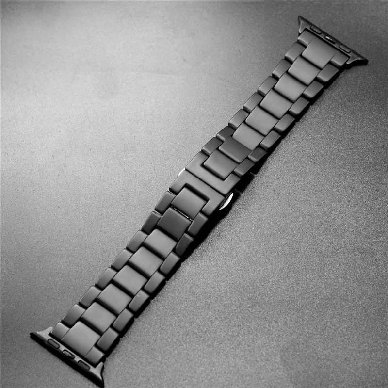 All sandblastin Ntyle керамический Пескоструйный матовый спортивный ремешок для часов Apple Watch 42 мм 38 мм 40 мм Apple Watch Series3 4 44 мм матовый ремешок - Цвет ремешка: All sandblastin