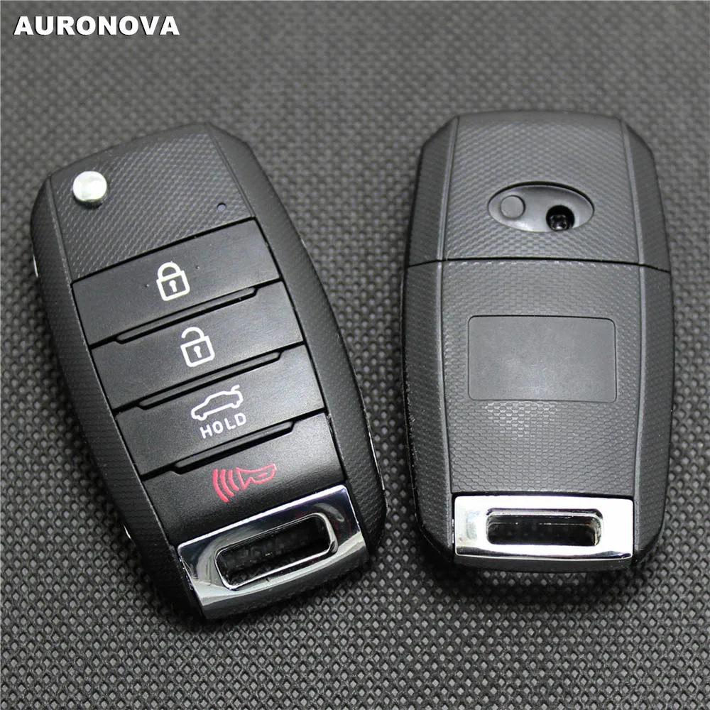 Чехол для ключей AURONOVA складной Kia Sportage Sorento Soul Carens Optima 4 кнопки чехол