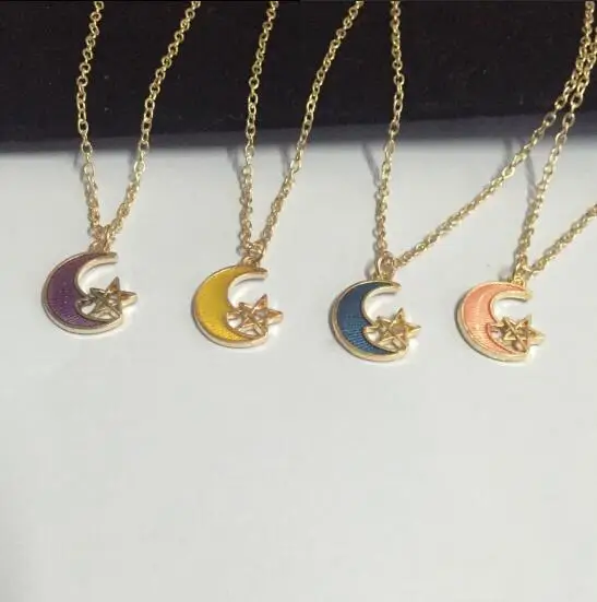 Новинка 2018 года модное фантазийное ожерелье из сплава с Луной и пятиконечной