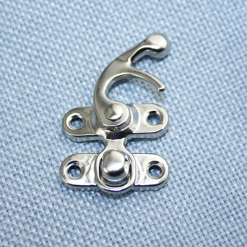 Silver Sewing Bag Iron Clasp Closure Box Chest Suitcase Case Vintage Toggle Latch Buckles 28*33mm 40Sets | Обустройство дома