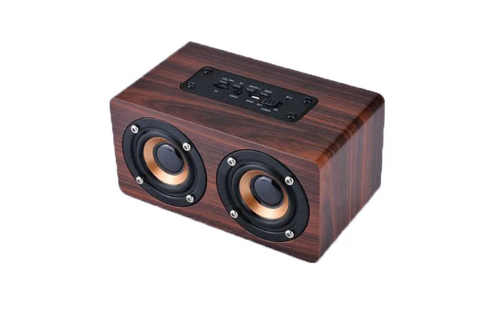 HIPERDEAL деревянный портативный Bluetooth динамик беспроводной ретро 3D двойной