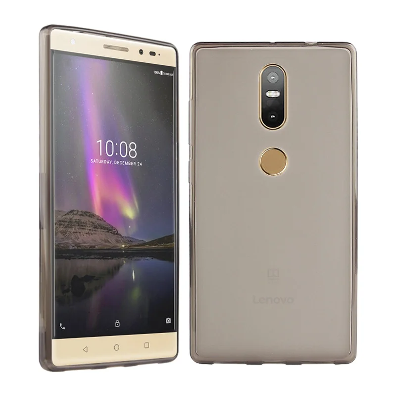 Чехол для мобильного телефона Lenovo Phab 2 Plus кожаный защитный чехол из ТПУ phab2 мягкая