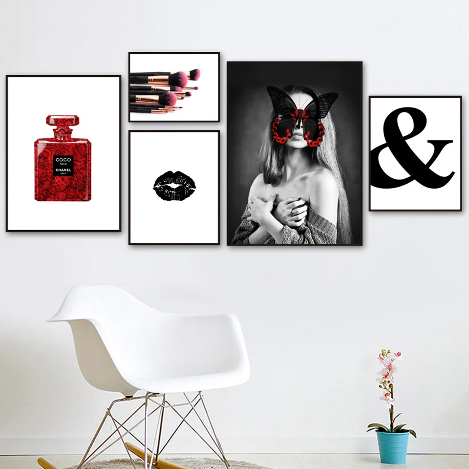 HD-принты картины домашнее настенное искусство косметика парфюм скандинавский