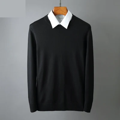 New 2017 Autumn Winter Fashion O neck Sweater Men Knitted High Elastic Mens Sweaters Pullovers pull homme KS04 | Мужская одежда