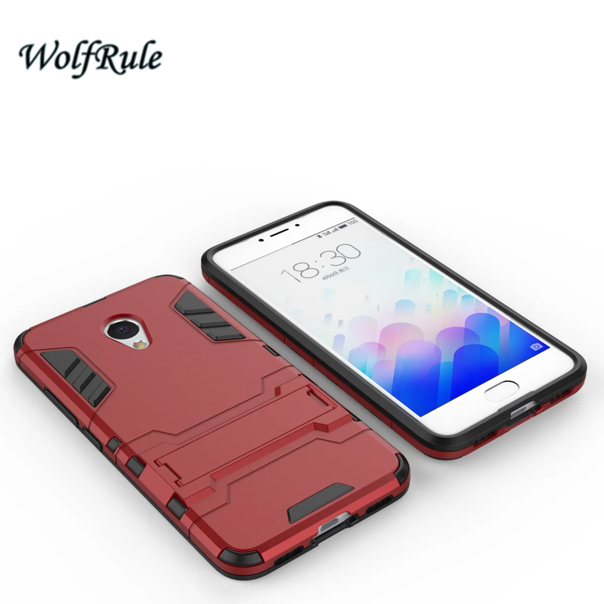 Чехол для телефона Meizu M3 Note мягкий силиконовый и тонкий пластиковый чехол WolfRule