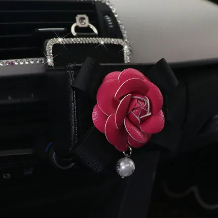 outlet boxes Серия Camellia, наборы, аксессуары для салона автомобиля, кожаный чехол на руль, авто Кристалл, подголовник, подушки, коробка для салфеток, подлокотник - Название цвета: outlet boxes