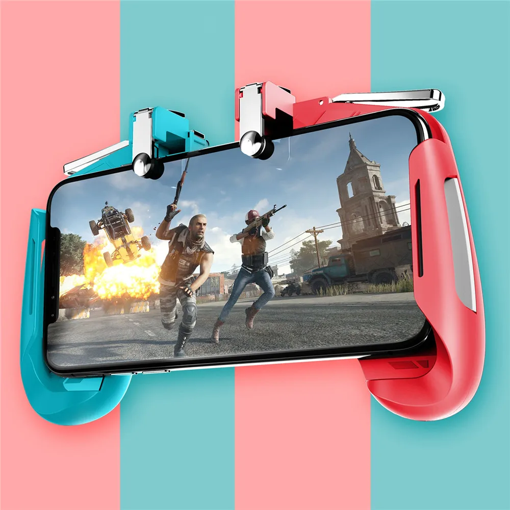 Контроллер Mobie геймпад для iPhone Samsung кнопка пускового огня клавиша Aim мобильных игр