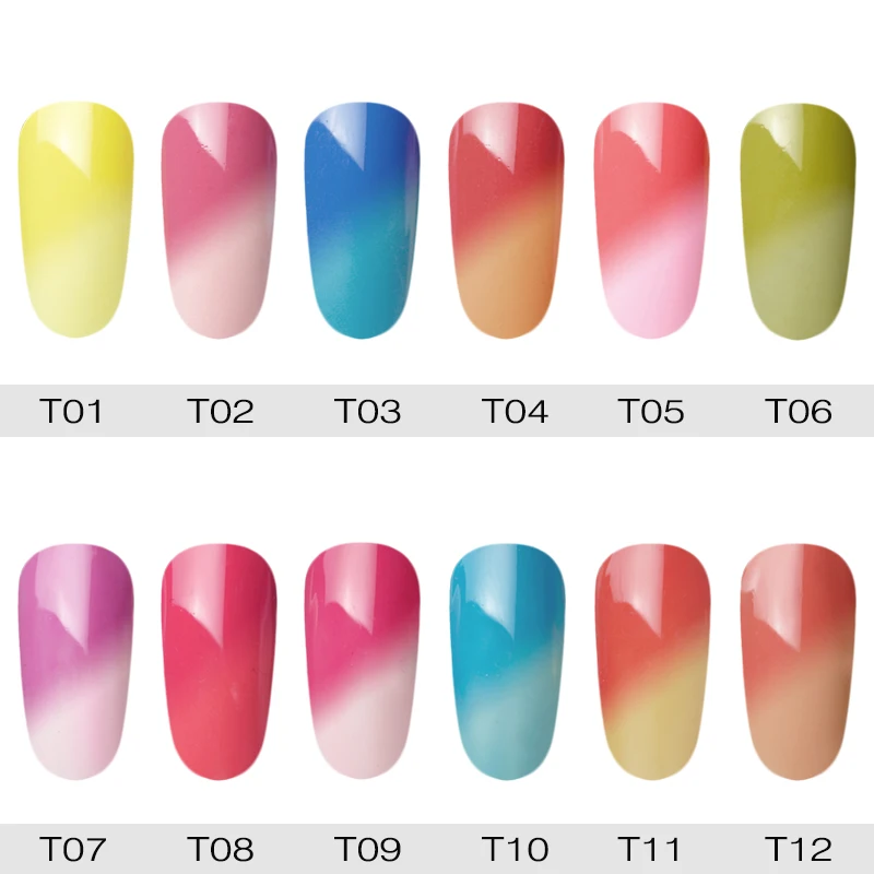 NAILWIND 7 мл хамелеон изменяющийся от температуры УФ гель лак для ногтей замочить