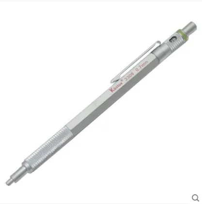 07mm Kuelox металлический комиксов рисунок механический карандаш 0,3/0,5/0,7/0,9/2,0 мм технический чертеж карандаш 1 шт - Цвет: 07mm