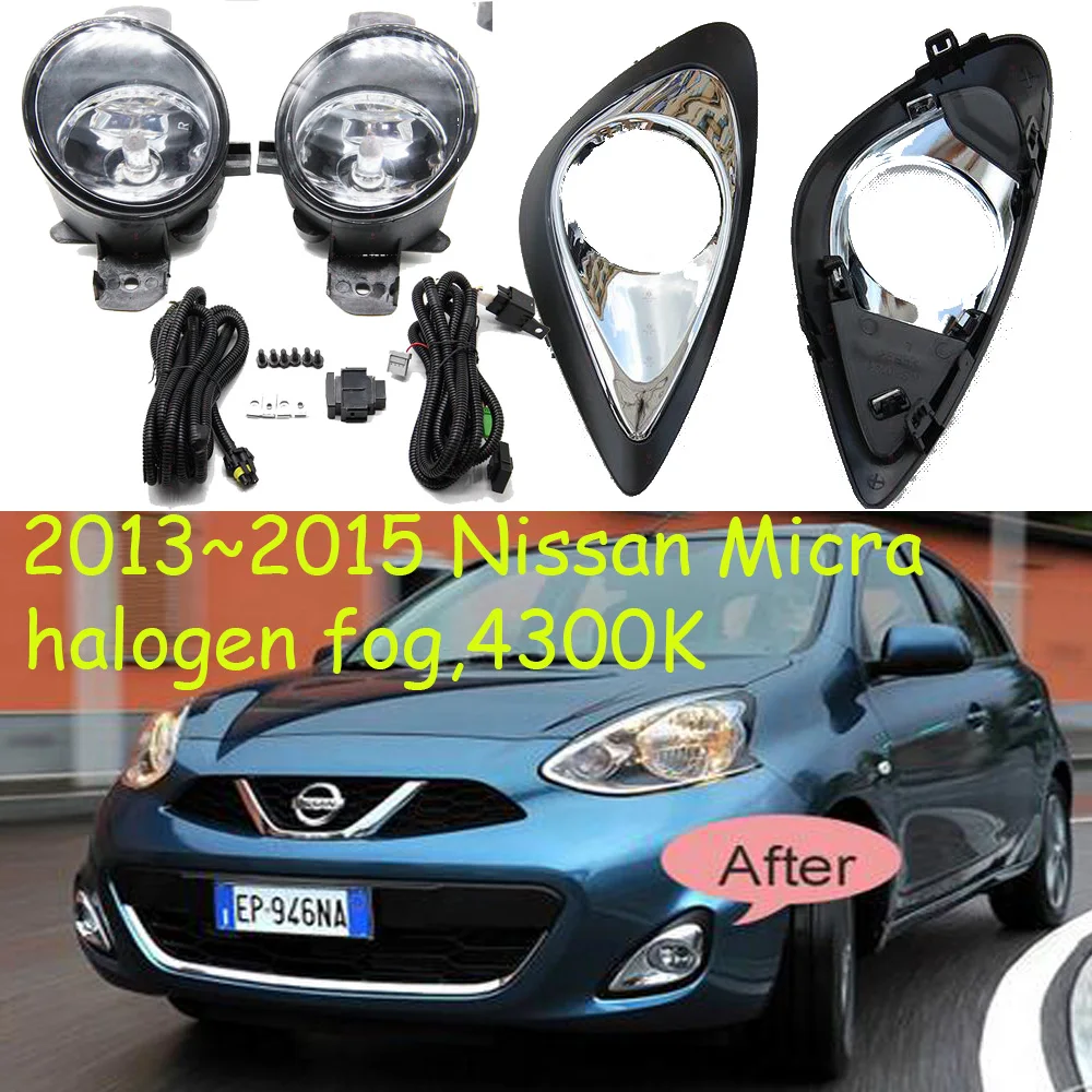 2013 ~ 2015 Micra противотуманные фары Бесплатная доставка! галогенные передние для Titan